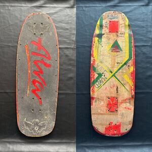 VTG ALVA Skateboard Deck THRASHED 70s 90s OG Danforth Tony Alva Duncan Ratagui